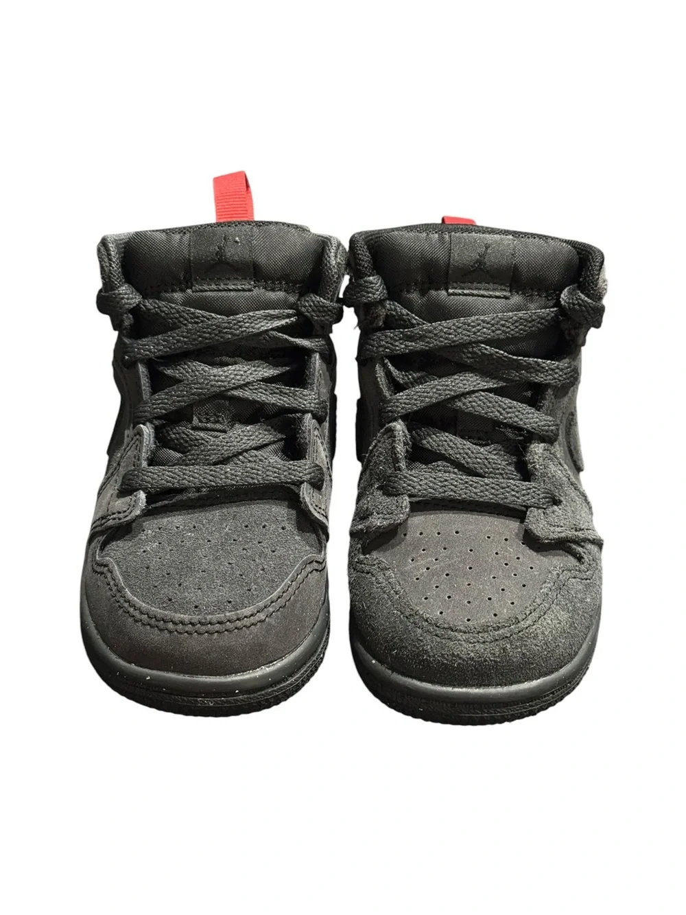 Jordan 1 Mid SE Craft Dark Smoke Grey Varsity Toddler Shoes Size 7C FQ7756-001
